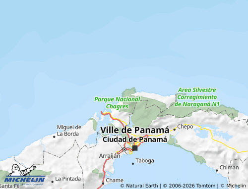 Mapa MICHELIN Portobelo - ViaMichelin
