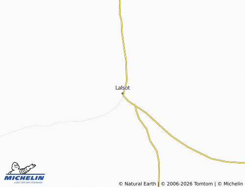 MICHELIN Lalsot map - ViaMichelin