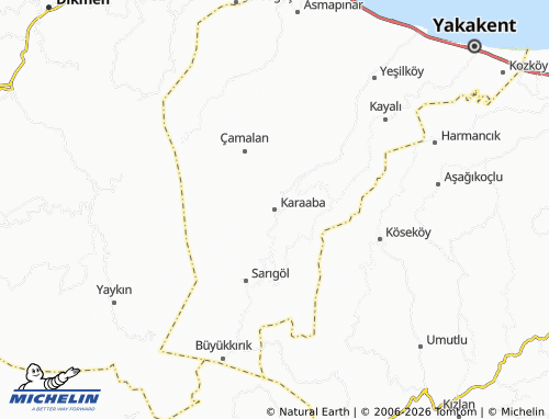 MICHELIN Karaaba map - ViaMichelin