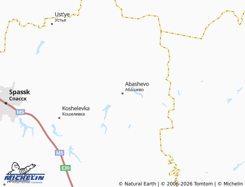 MICHELIN-Landkarte Abashevo - ViaMichelin