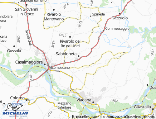 MICHELIN Ca' D'Amici Sotto map - ViaMichelin
