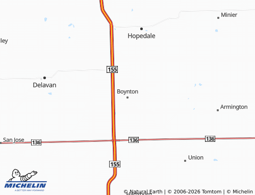 Mapa MICHELIN Boynton - ViaMichelin