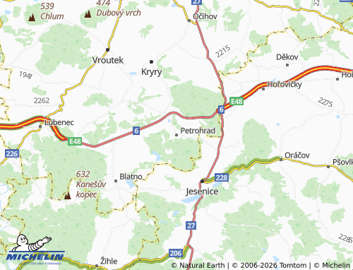 Mappa MICHELIN Petrohrad - ViaMichelin