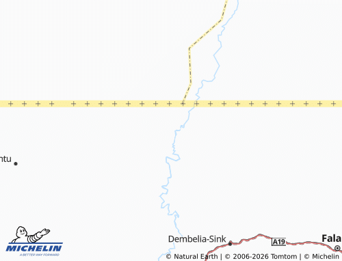 MICHELIN Fulla Mansa map - ViaMichelin