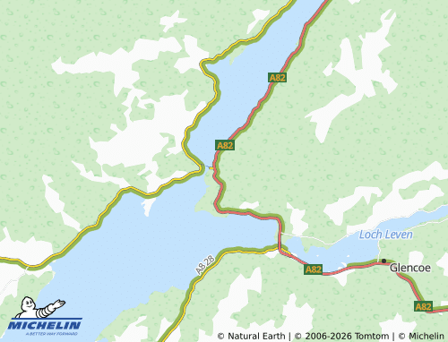Carte MICHELIN Inchree - ViaMichelin
