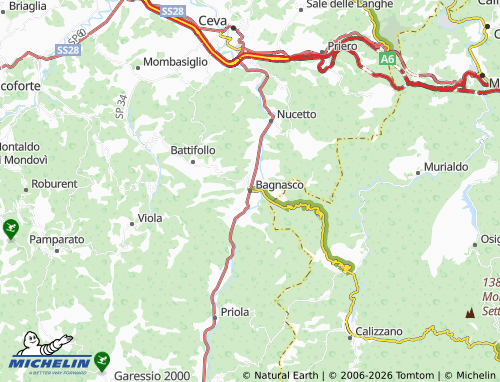 Mapa MICHELIN Bagnasco - ViaMichelin