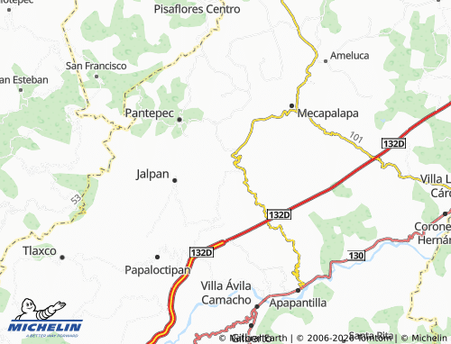 Mappa MICHELIN Vista Hermosa - ViaMichelin