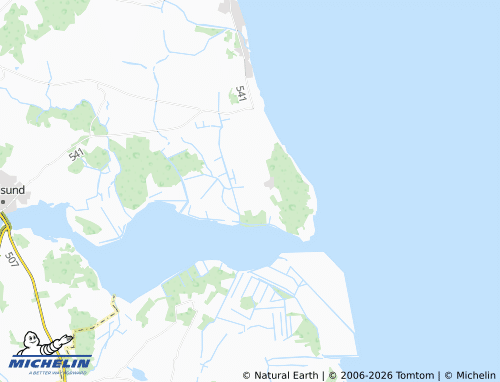 MICHELIN Helberskov Udflyttere map - ViaMichelin