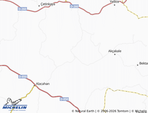 Mappa MICHELIN Akçaşehir - ViaMichelin