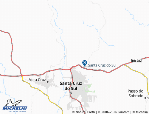 Mapa MICHELIN Entrada Rio Pardinho - ViaMichelin