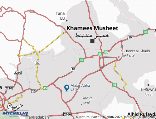 MICHELIN-Landkarte al-Hadharia - ViaMichelin