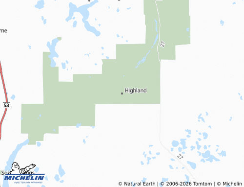 Carte MICHELIN Highland - ViaMichelin