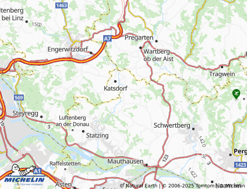 MICHELIN Nöbling map - ViaMichelin