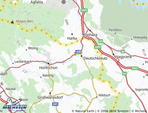 Mapa MICHELIN Girm - ViaMichelin