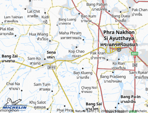 MICHELIN Phra Khao map - ViaMichelin