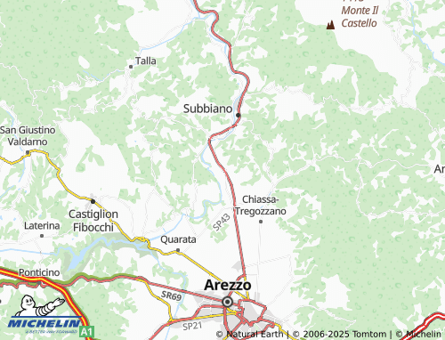 MICHELIN La Pazienza map - ViaMichelin