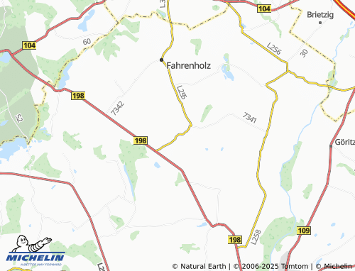 MICHELIN Kutzerow map - ViaMichelin