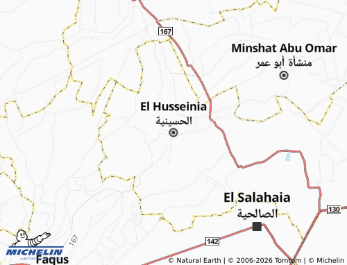 Mapa MICHELIN El Husseinia - ViaMichelin