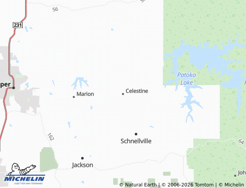Mapa MICHELIN Celestine - ViaMichelin