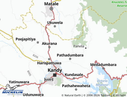Mappa MICHELIN Doragamuwa - ViaMichelin