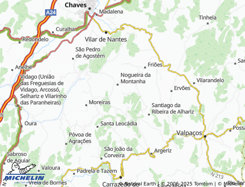 MICHELIN Ladário map - ViaMichelin
