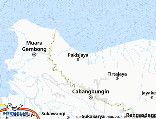Carte MICHELIN Pakisjaya - ViaMichelin