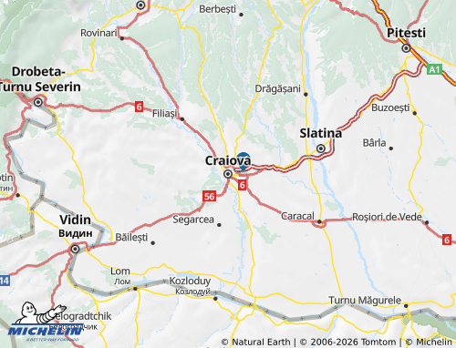 MICHELIN Dolj map - ViaMichelin
