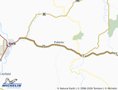 Mapa MICHELIN Pukerau - ViaMichelin