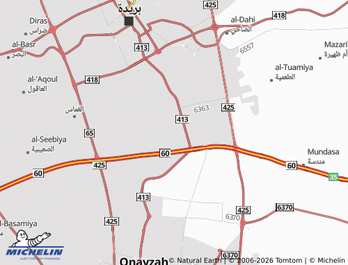 MICHELIN-Landkarte al-Yarmouk - ViaMichelin