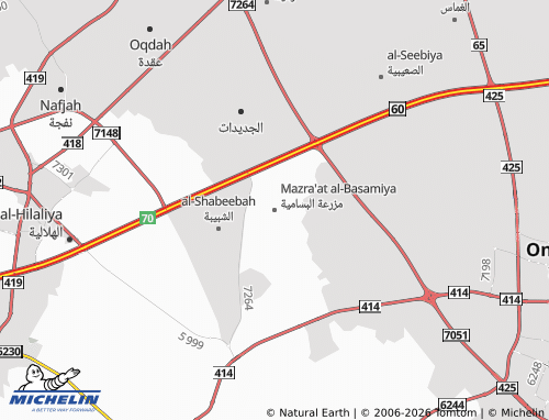 MICHELIN-Landkarte Mazra'at al-Basamiya - ViaMichelin