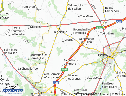 MICHELIN-Landkarte La Conardière - ViaMichelin