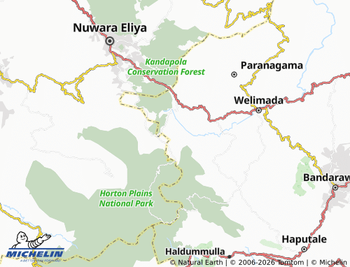 MICHELIN Ambewela map - ViaMichelin