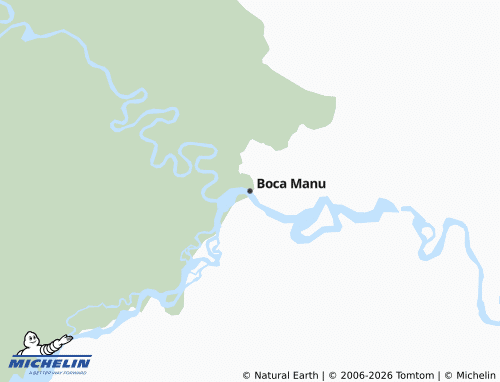 MICHELIN Boca Manu map - ViaMichelin