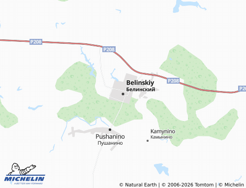 MICHELIN-Landkarte Belinskiy - ViaMichelin