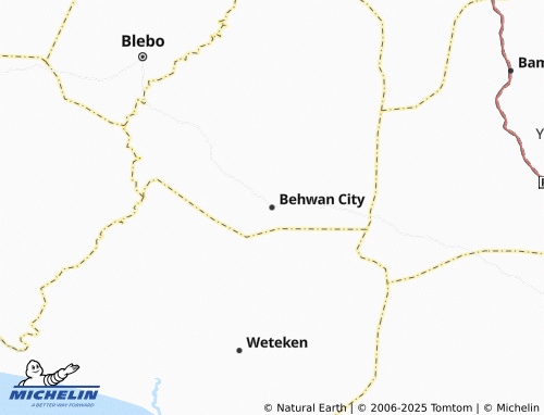 MICHELIN Behwan City map - ViaMichelin