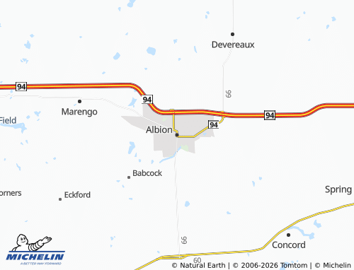 Carte MICHELIN Albion - ViaMichelin