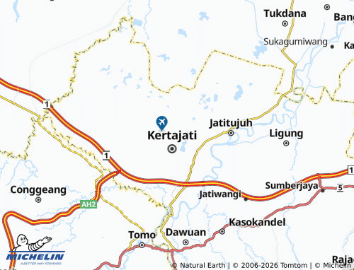 MICHELIN Bantarjati map - ViaMichelin