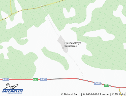 MICHELIN-Landkarte Okunevskoye - ViaMichelin