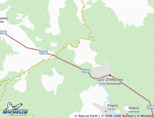 MICHELIN Belyasevo map - ViaMichelin