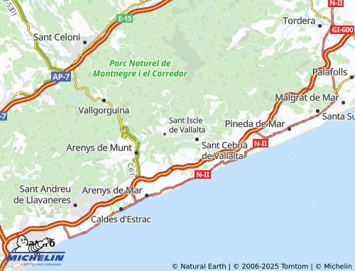 MICHELIN Can Ginebre map - ViaMichelin