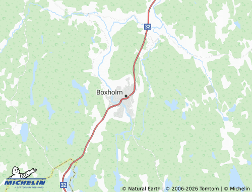 MICHELIN Boxholm map - ViaMichelin