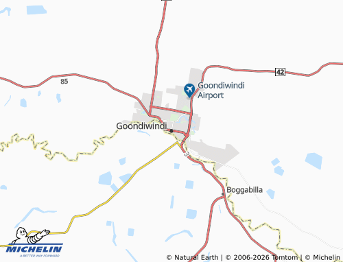 Mappa MICHELIN Goondiwindi - ViaMichelin
