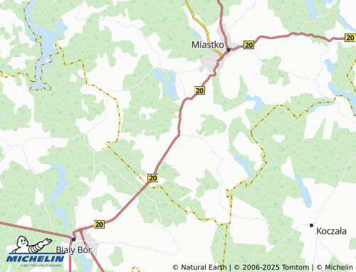 Kaart MICHELIN Miłocice - ViaMichelin