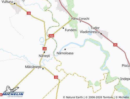 Mappa MICHELIN Nămoloasa - ViaMichelin