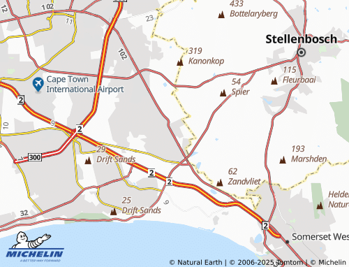 Carte MICHELIN Station Township - ViaMichelin