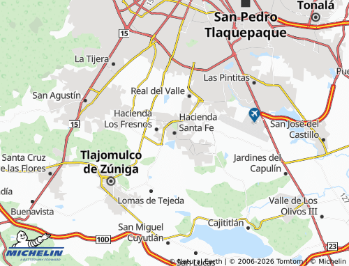 Mappa MICHELIN Hacienda Santa Fe - ViaMichelin