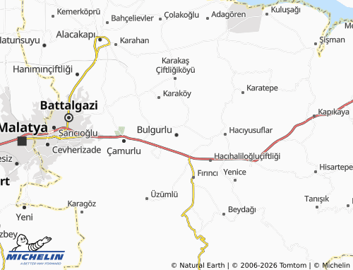 Mappa MICHELIN Bulgurlu - ViaMichelin