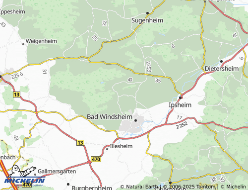 MICHELIN Erkenbrechtshofen map - ViaMichelin