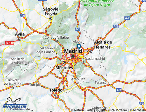 Mappa MICHELIN Madrid - ViaMichelin