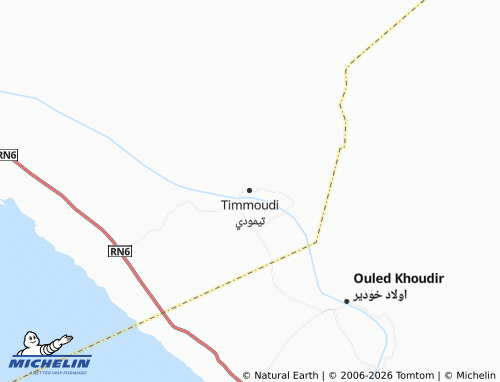 Mappa MICHELIN Teemoudi - ViaMichelin